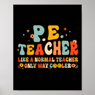 Poster Professeur d'éducation physique retour à l'école G