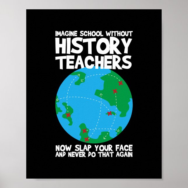 Poster Professeur d'histoire (Devant)
