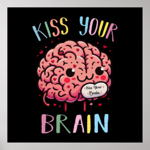 Poster Professeur embrasse ton cerveau