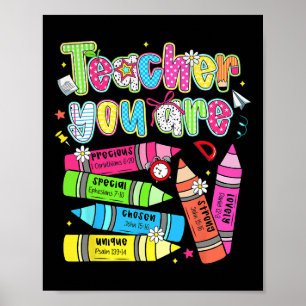 Poster Professeur Vous Êtes Spécial Aimable Fort Crayon C