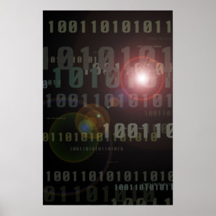 Poster Professionnel informatique binaire