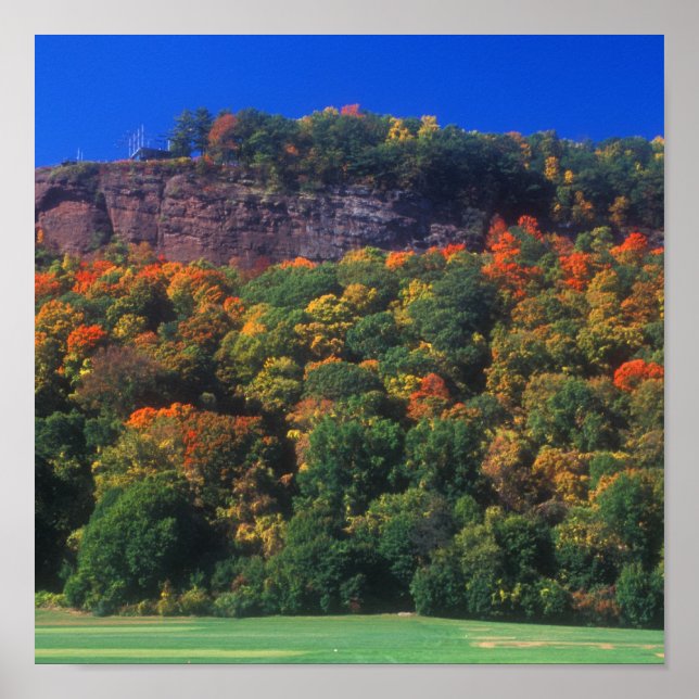 Poster Profil du mont Sugarloaf (Devant)