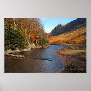 Poster Profile Lake, New Hampshire Imprimer
