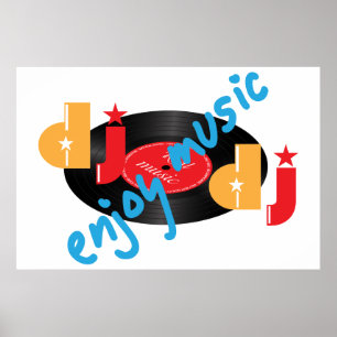 Poster Profitez de la musique