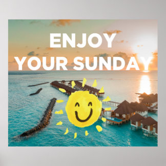 Poster Profitez de votre dimanche