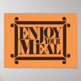 Poster Profitez de votre offre de repas
