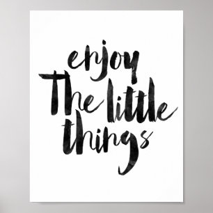 Poster Profitez Des Petites Choses