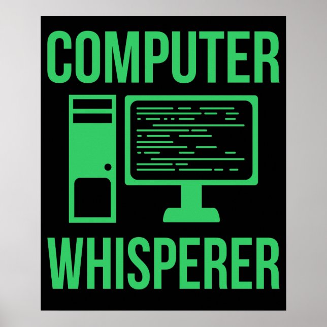 Poster Programmateur informatique de Whisperer (Devant)
