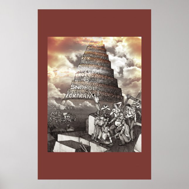 Poster Programmation Langues Tour de Babel (Devant)
