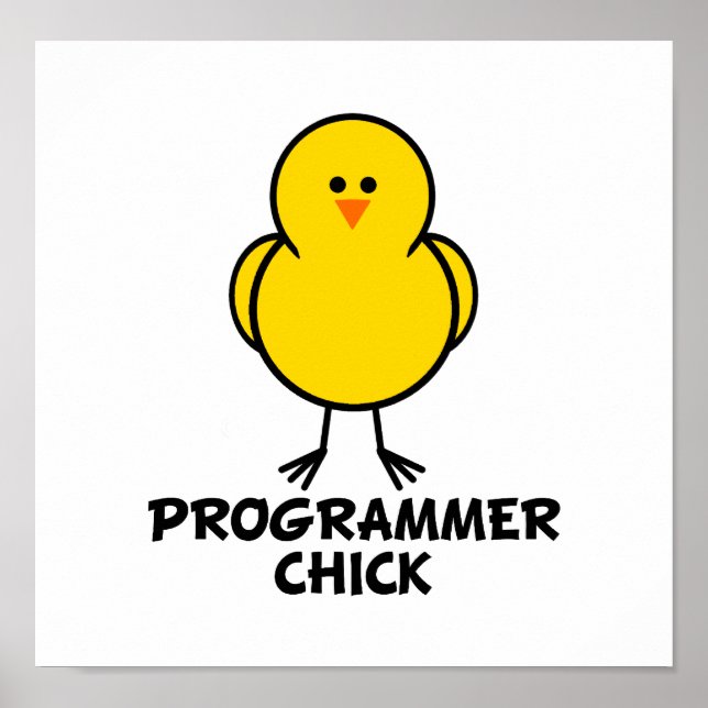 Poster Programmer Chick (Devant)