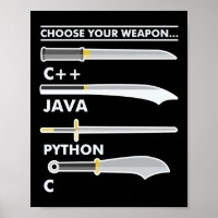 Programmer le codage Choisissez votre arme C Java
