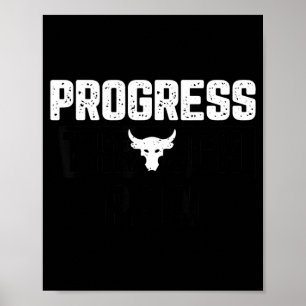 Poster Progrès à travers la douleur