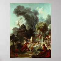 Progrès de l'amour (panneau supérieur) - Fragonard
