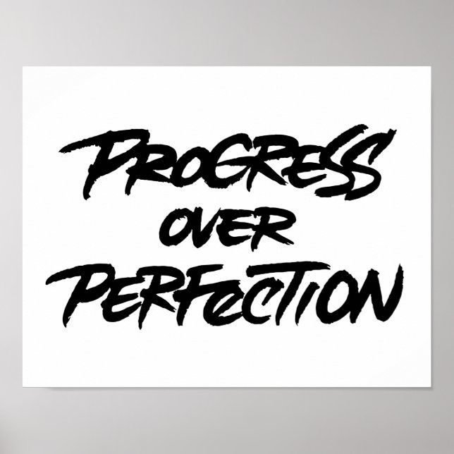 Poster Progrès sur la perfection (Devant)