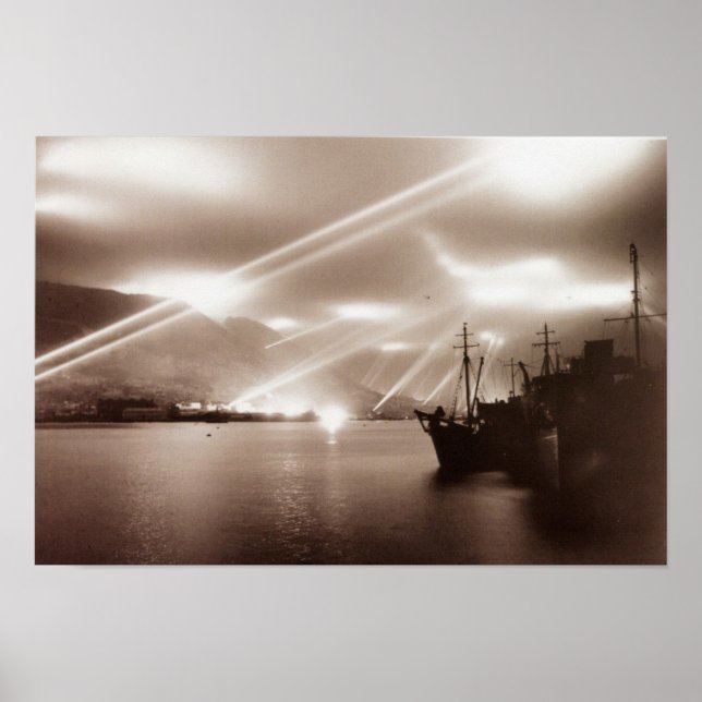 Poster Projecteurs du Gibraltar (Devant)