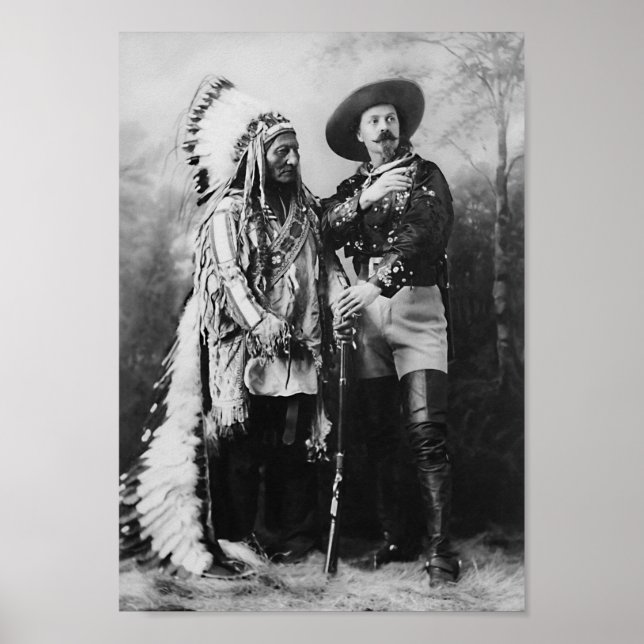 Poster Projet de loi Sitting Bull and Buffalo - 1897 (Devant)