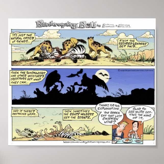 Poster Projet de loi sur les faillites - Ordre naturel (Devant)