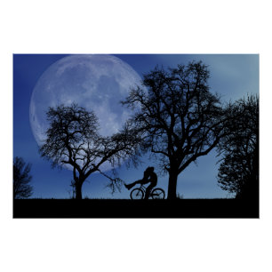 Poster Promenade À Vélo De Minuit