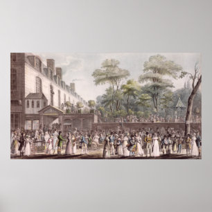 Poster Promenade dans le jardin turc