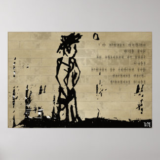 Poster Promenade ombragée