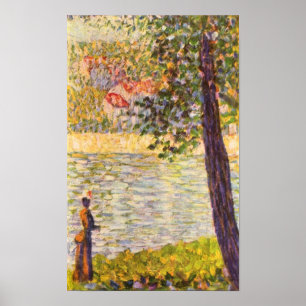 Poster Promenade Seurat-Morning (La Seine à Courbevoie)