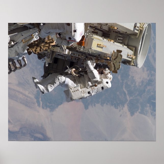 Poster Promenade spatiale et ISS (STS-115) (Devant)