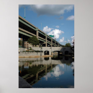 Poster Promenade sur le canal