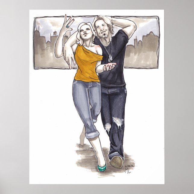 Poster Promenez-vous dans la ville (Devant)