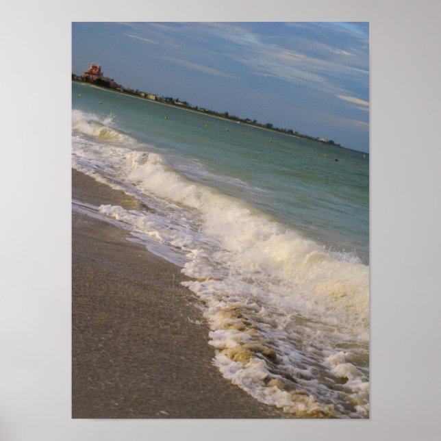 Poster Promenez-vous le long de la plage St Pete (Devant)