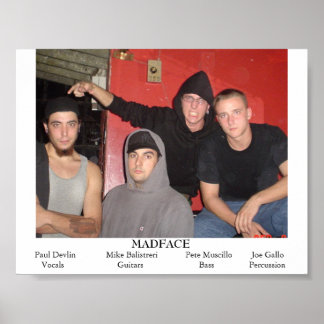 POSTER PROMO MADFACE