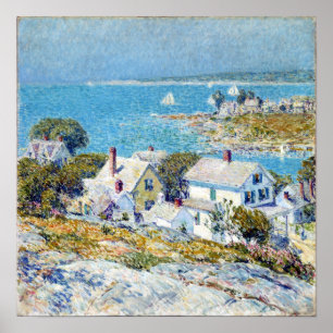 Poster Promontoires de Childe Hassam Nouvelle Angleterre