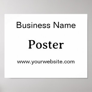 Poster Promotion Simple de Marque Standard Semi-Brilant