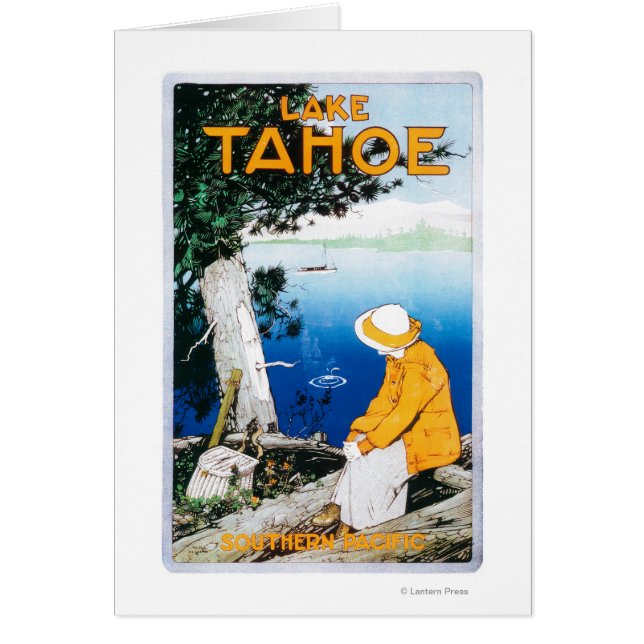 Poster promotionnel du lac TahoeLake Tahoe, CA (Devant)