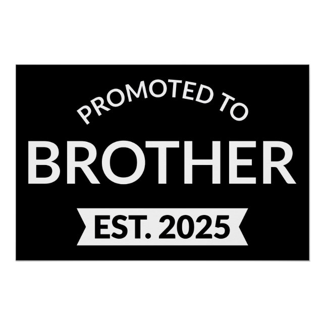Poster Promu À Frère Est. 2025 II (Devant)