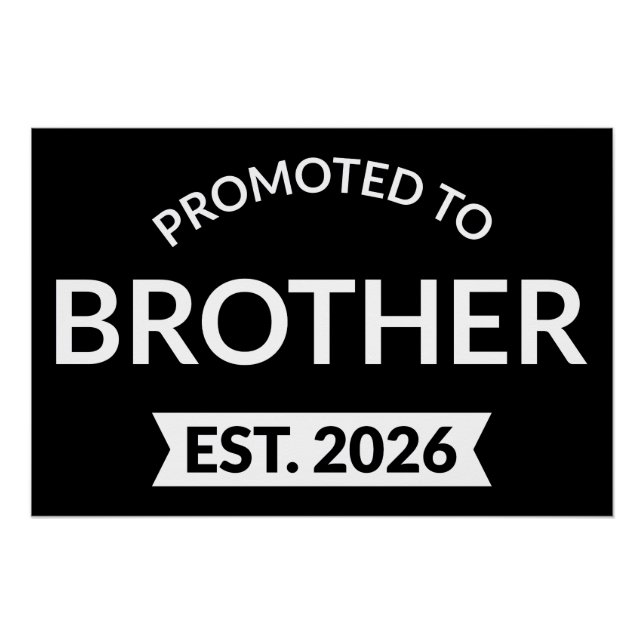 Poster Promu À Frère Est. 2026 II (Devant)