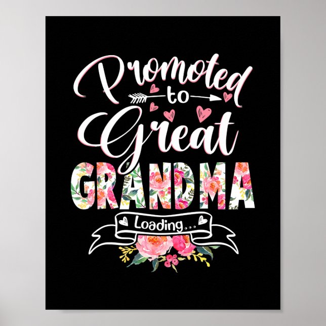 Poster Promu à Grand Grand-mère Est 2022 Floral First (Devant)