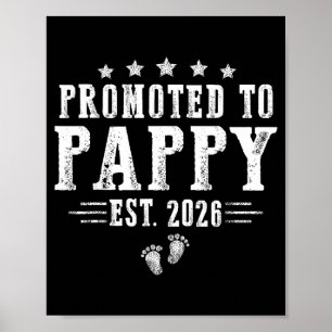 Poster Promu en tant que Pappy Estimé 2026 Fête des Pères
