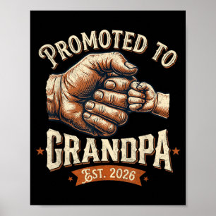 Poster Promu Grand-père 2026 Fist Bump Ba