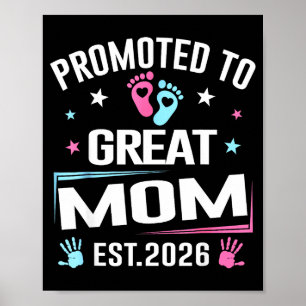 Poster Promu Grande Maman Ét 2026 Annonce de Grossesse