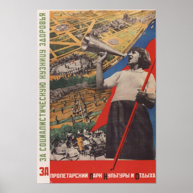 Poster Propagande soviétique (Devant)