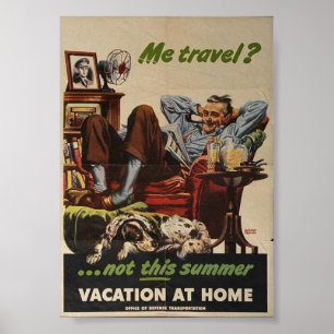 Poster Propagande vintage de 2ÈME GUERRE MONDIALE