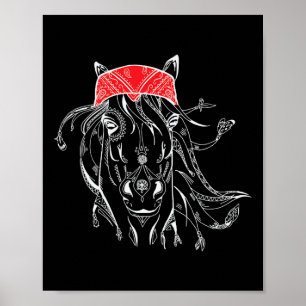 Poster Propriétaire Du Cheval Red Ndana Horseck Équitatio