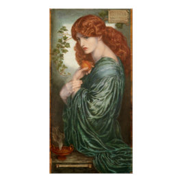 Poster Proserpine Dante Gabriel Rossetti Glossy