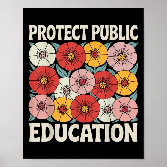 Poster Protect Public Education  (Devant)
