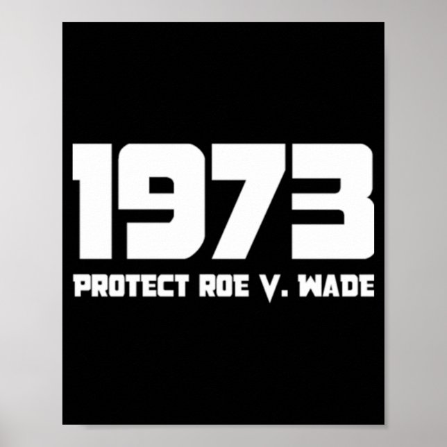 Poster Protect Roe V 1973 (Devant)