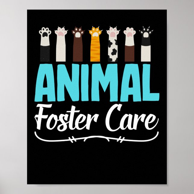Poster Protection des animaux Adoption Protection des ani (Devant)