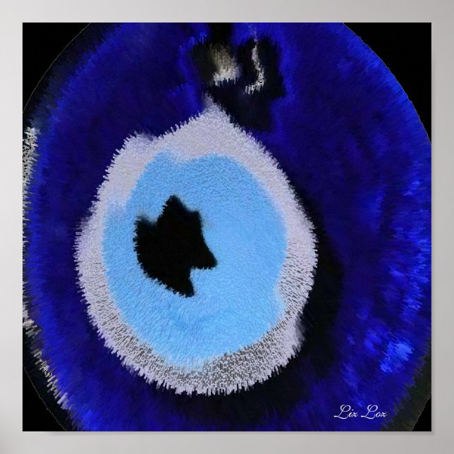 POSTER PROTECTION DES YEUX PAR LIZ LOZ (Devant)