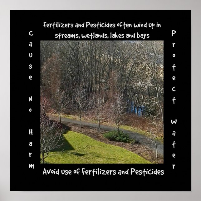 Poster Protéger l'eau et la nature (Devant)