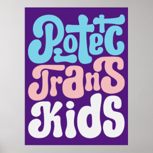 Poster Protéger les enfants trans