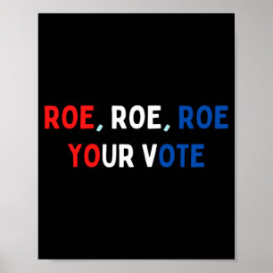 Poster Protéger Roe Roe Roe Roe Votre Vote Pro Roe Pro C